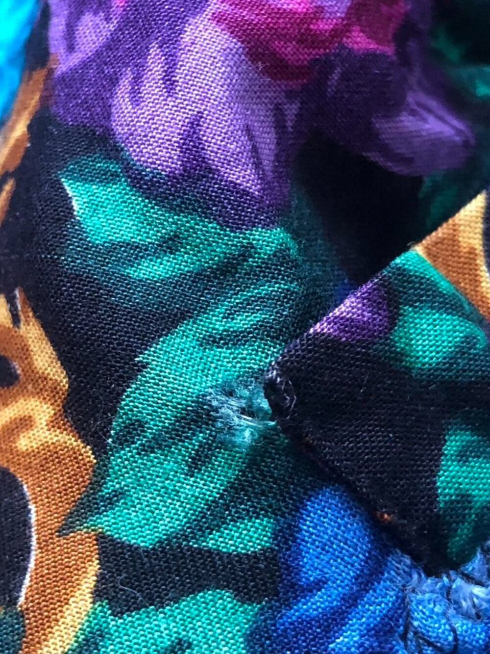 70s 80s vintage floral jacket - Picture 4 of 4
